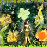 Fairy wing garden