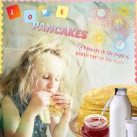 Scrapbook of the Week - Love Pancakes