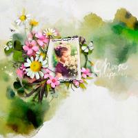 Scrapbook of the Week - Embracing Happiness by Emeto Designs