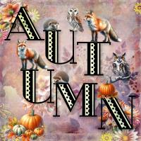 Autumn Word Art