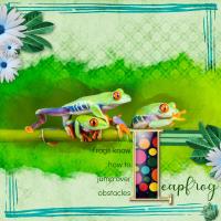 Scrapbook of the Week - L is for leapfrog