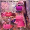 SHADES OF PINK PURSES